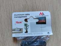 Aluminiowa listwa / maskownica na kable 75cm czarna
