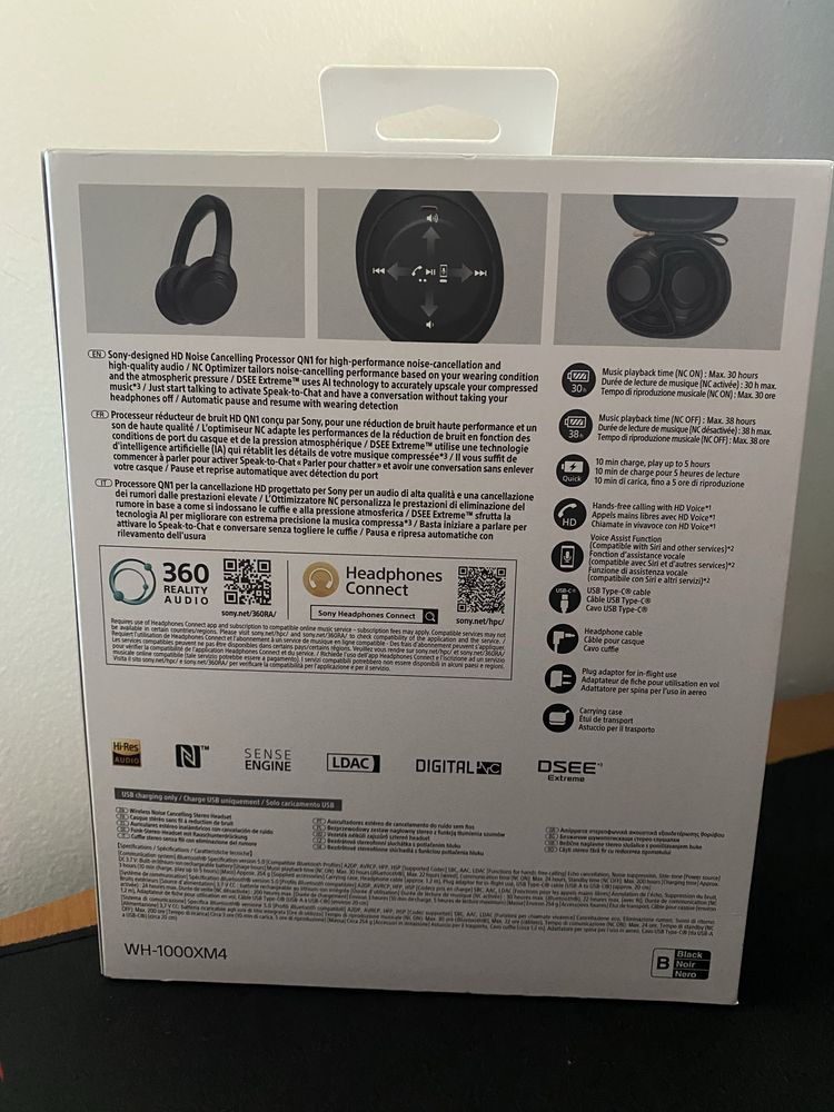 Sony WH-1000XM4 360 Reality Audio
