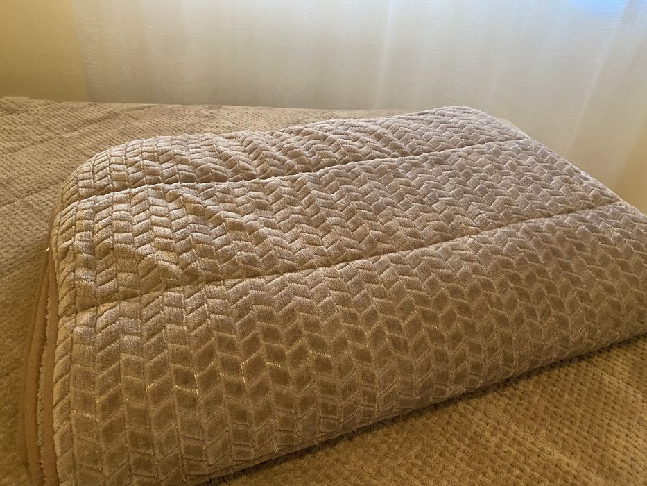 Edredao de borrego de solteiro