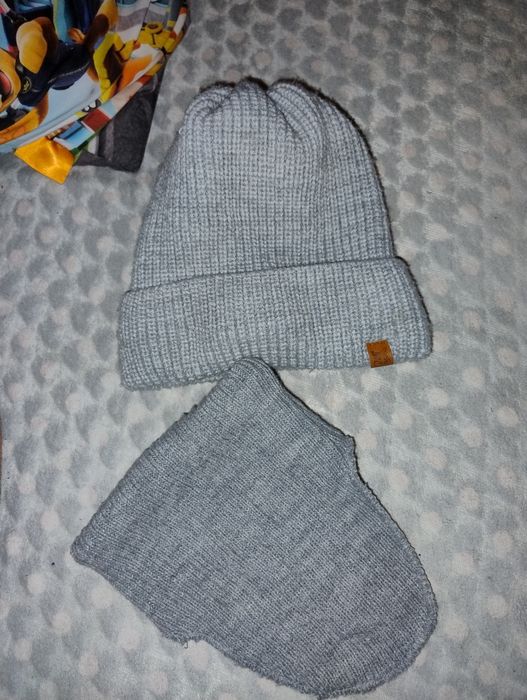 Zestaw na zimę 52/54 5.10.15 siwy na polarku