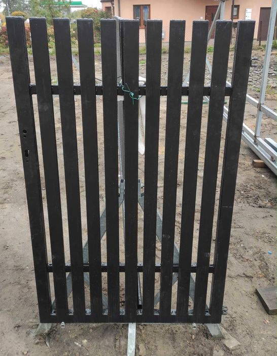Brama przesuwna 500cm + Furtka 100cm ocynk malowanie proszkowe KOMPLET