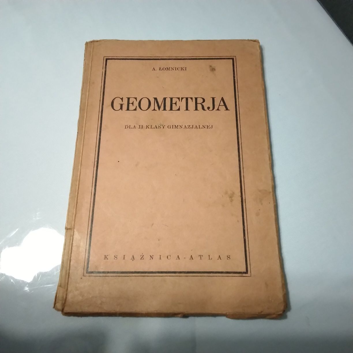 Книга на польській мові "Geometrja"