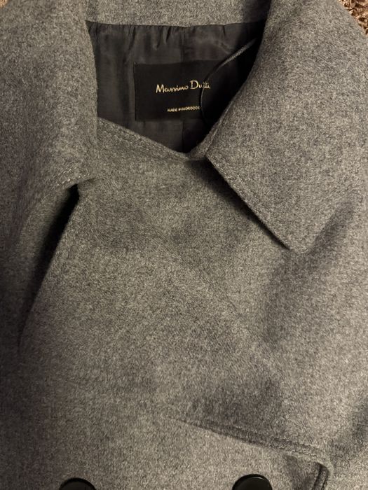 Krótki trencz Massimo Dutti roz. M