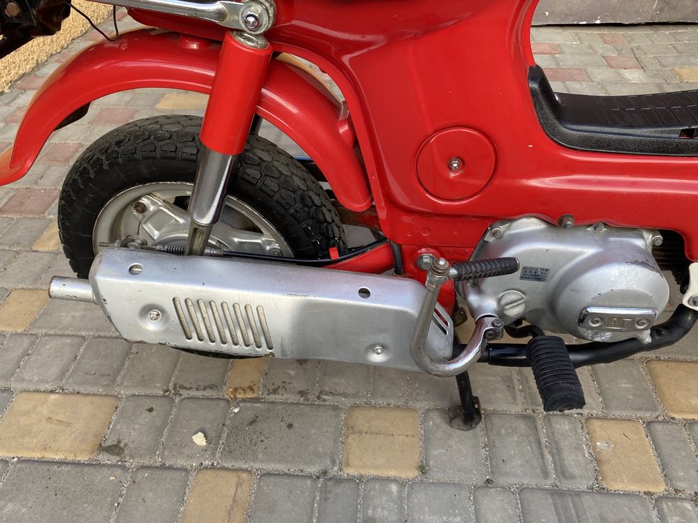 Honda chaly 49 cc. 1973 год. Ретро мопед.