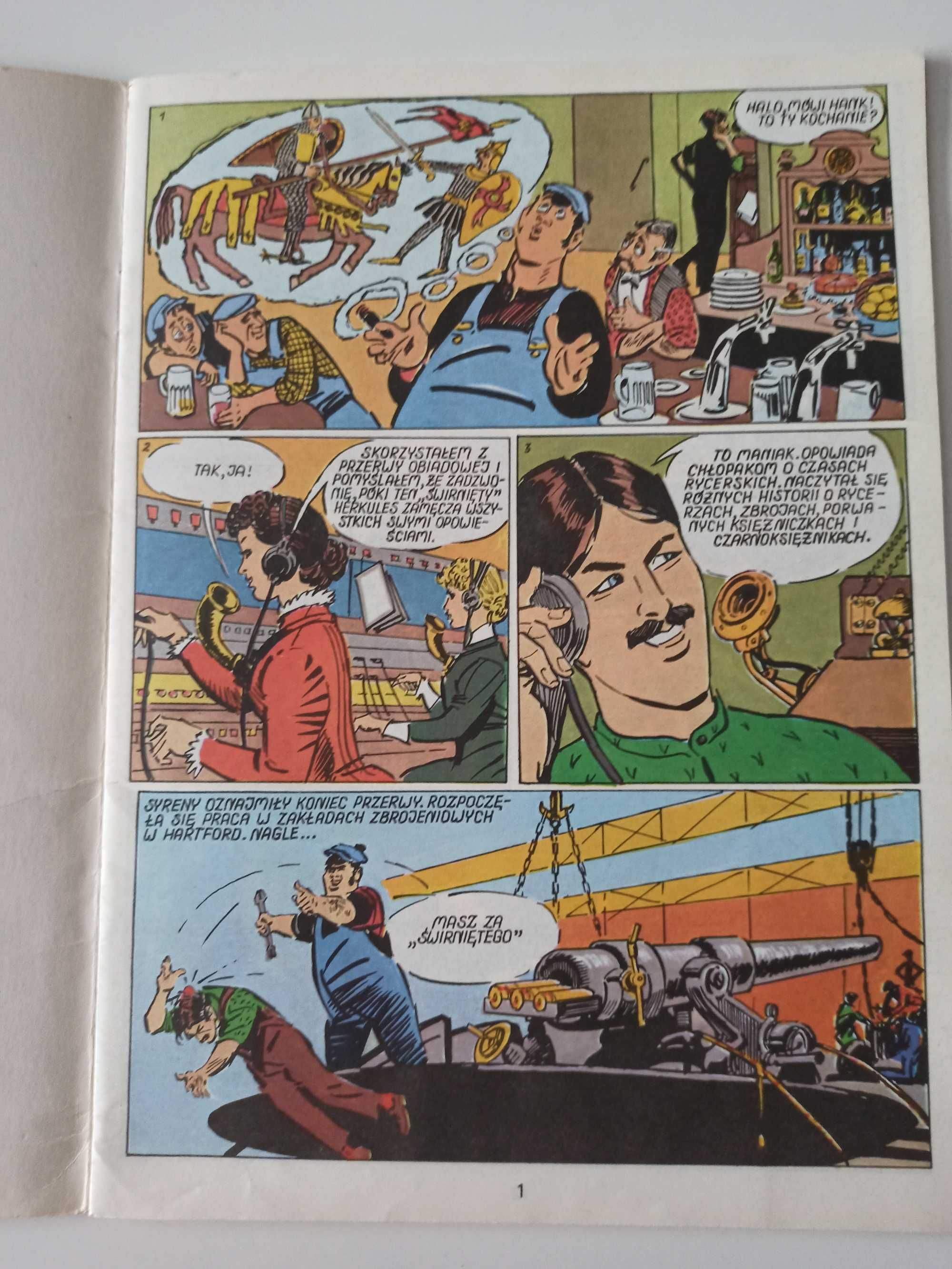 Jankes na dworze Króla Artura - komiks I wydanie 1989