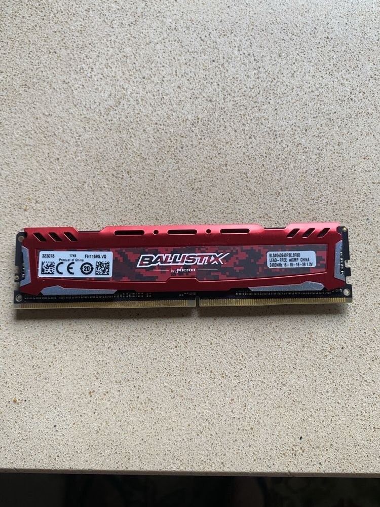 Memória RAM DDR4 Crucial Ballisitix Sport 2x4GB 2400MHz CL16