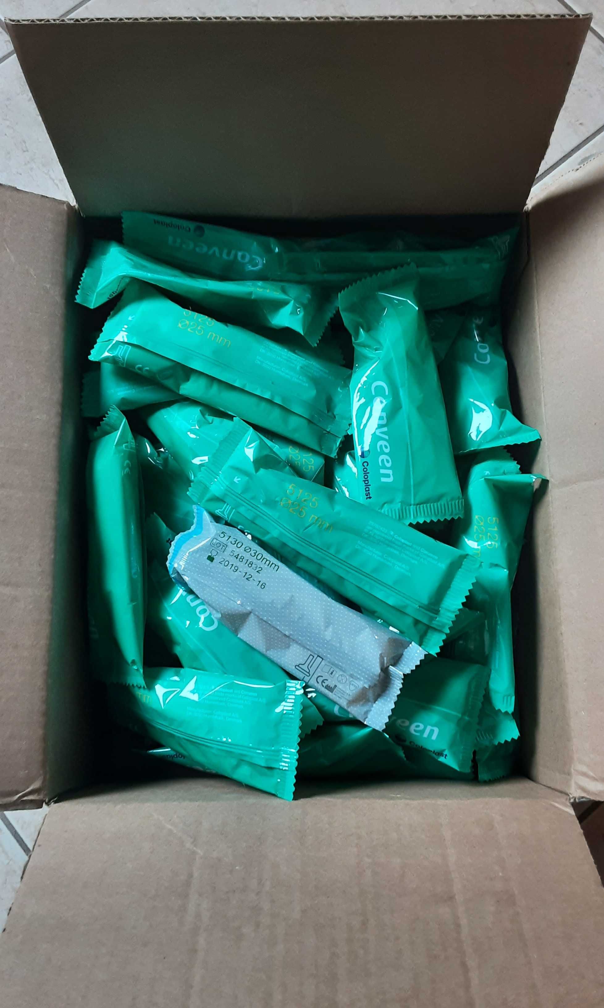 Cewnik Conveen Coloplast   25mm x 30 mm ok 60 szt