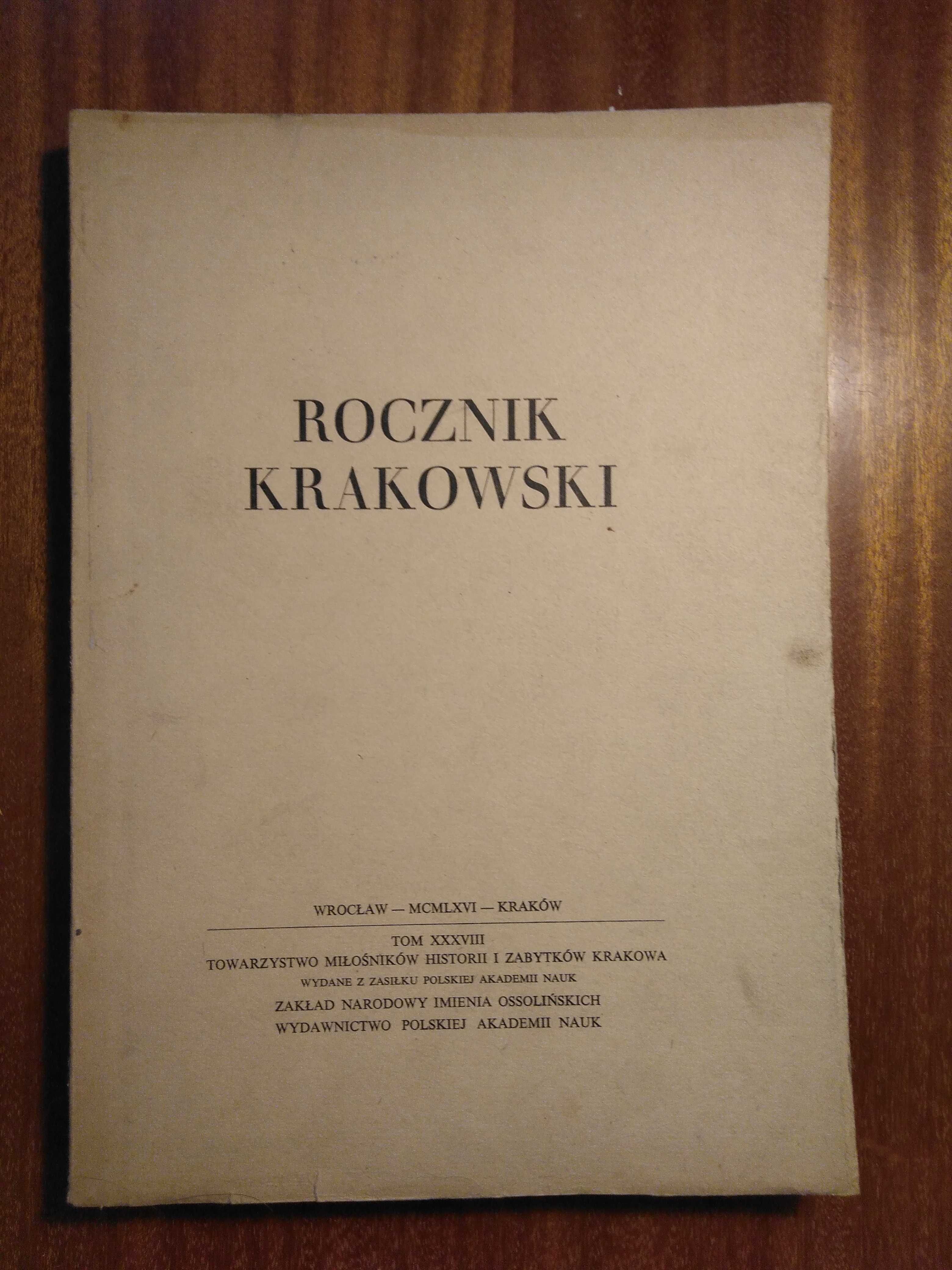 Rocznik Krakowski 1964