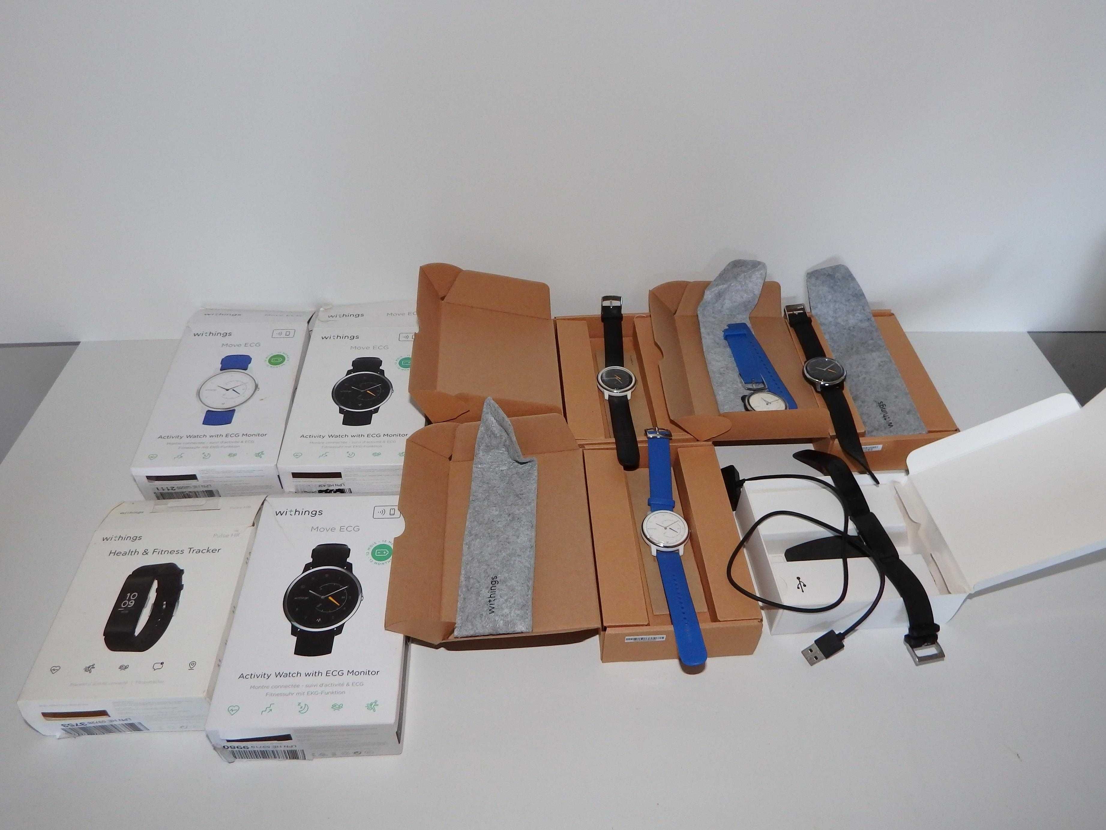 Withings zegarek opaska smart fitness zestaw