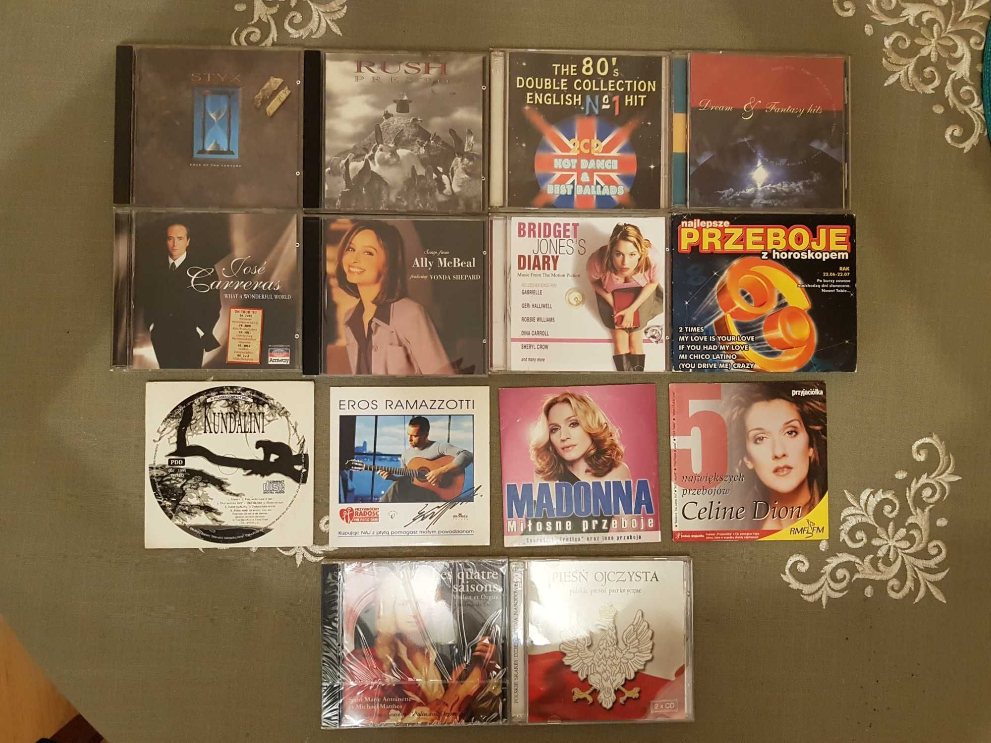 płyty cd różne rock pop składanki