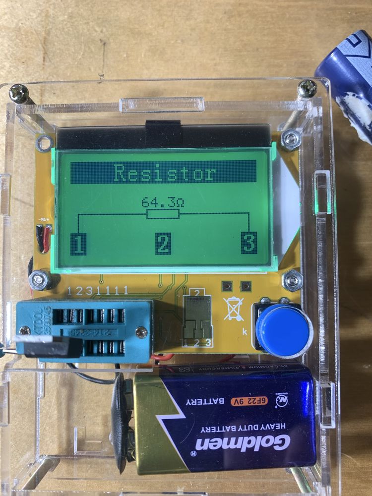 Tester podzespolow elektronicznycz