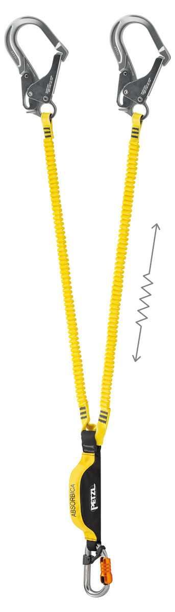 Lonża Y z absorberem Petzl - Absorbica-Y Flex MGO 150