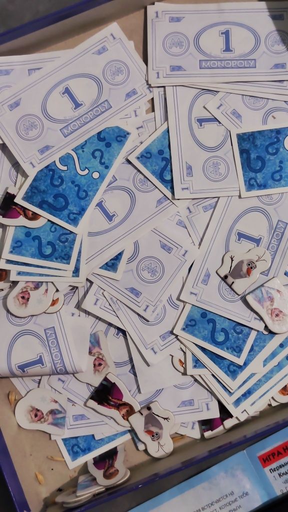 Монополія дитяча Холодне серце  Hasbro 5+