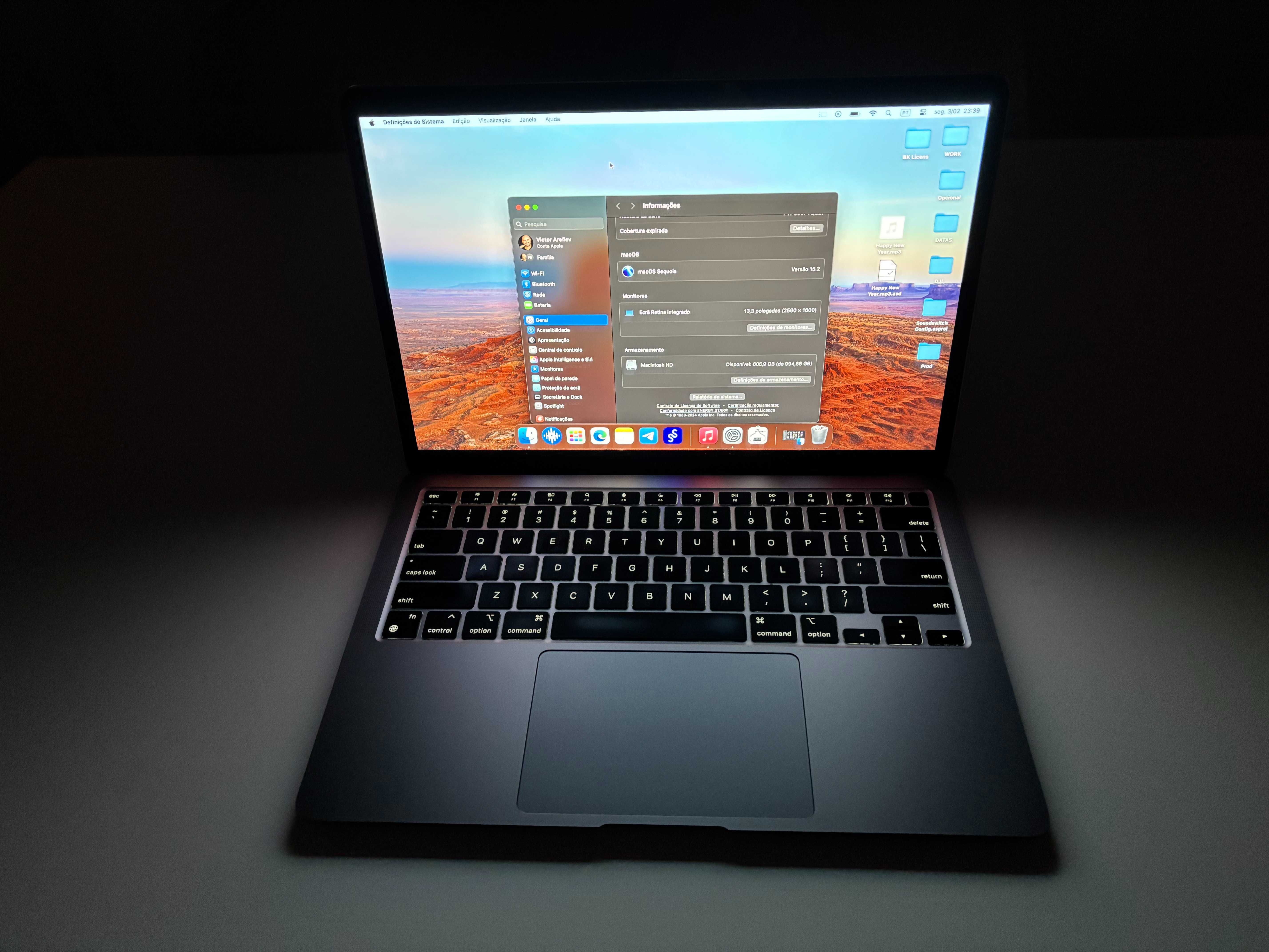 Macbook Air 13.3" M1 | 1TB SSD | Como Novo