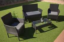 baixamos o preço cadeiras e mesa para exterior com porte grátis
