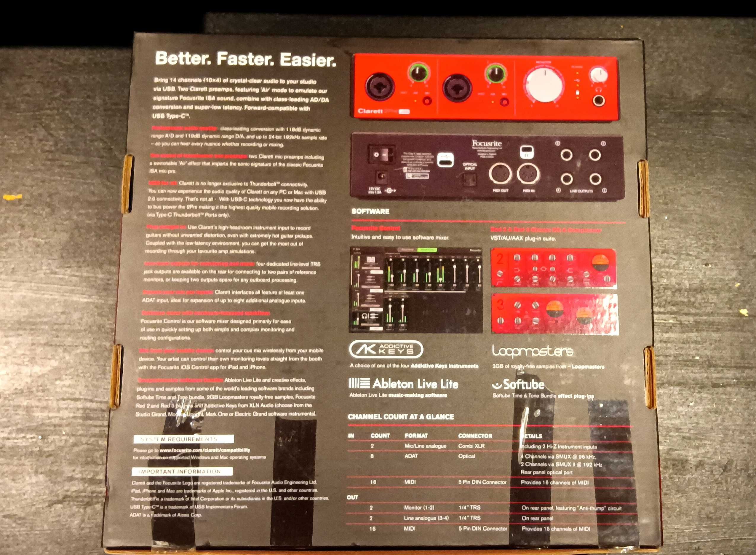 Focusrite Clarett 2 Pre audio interface