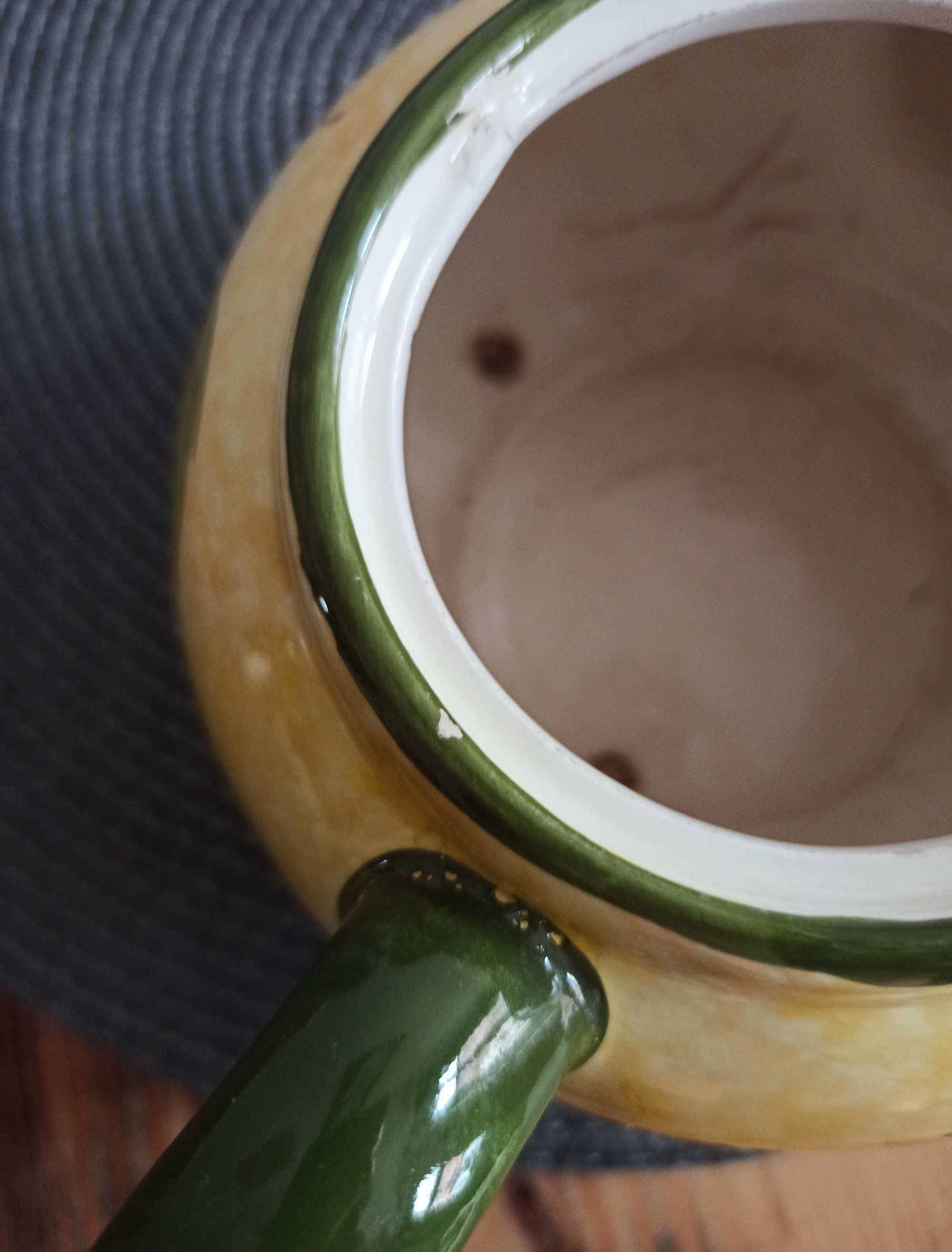 Czajnik, imbryk do herbaty ceramiczny, ręcznie malowany