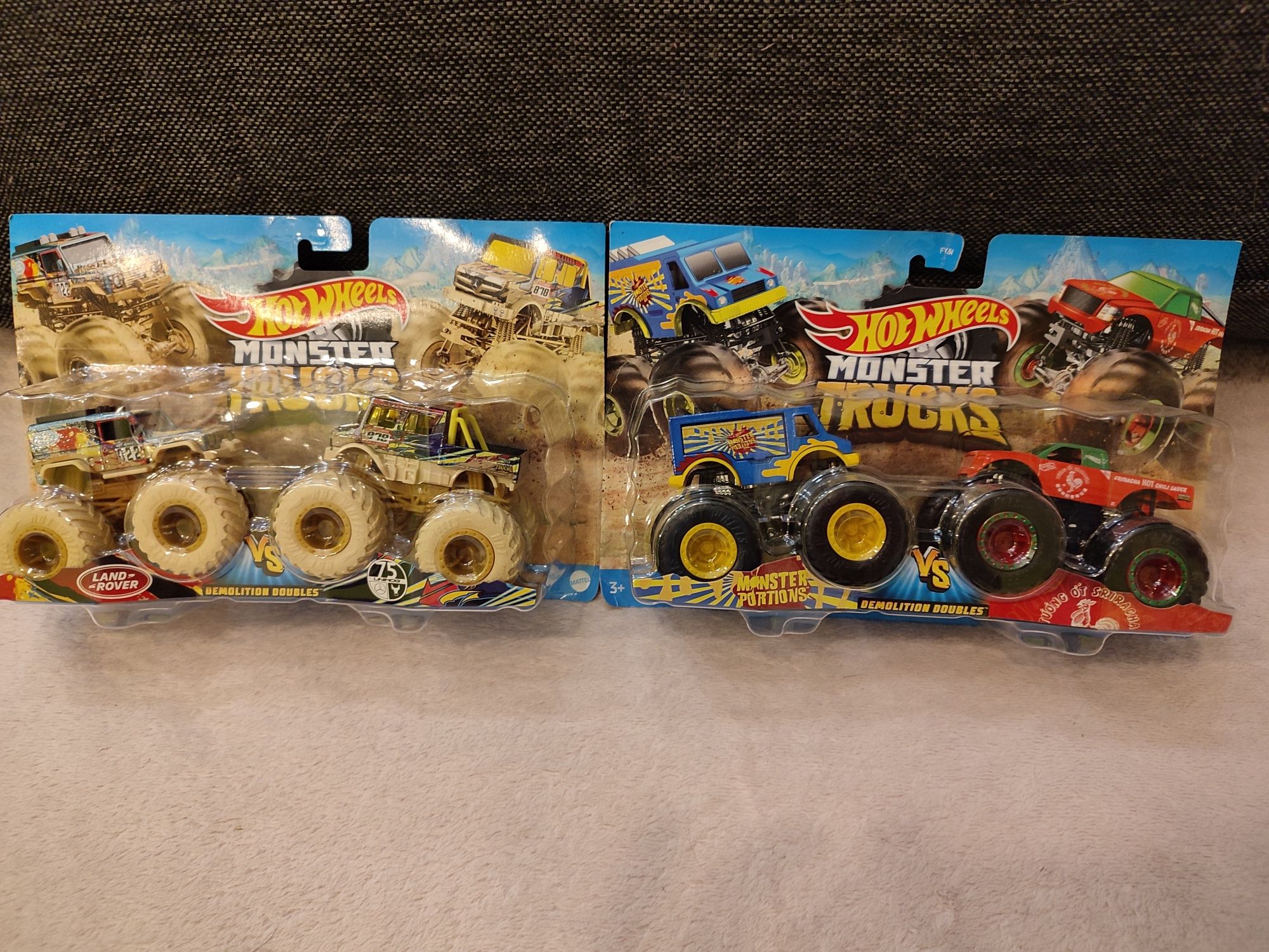 Hot Wheels Monster Trucks 2 x dwupak NOWE