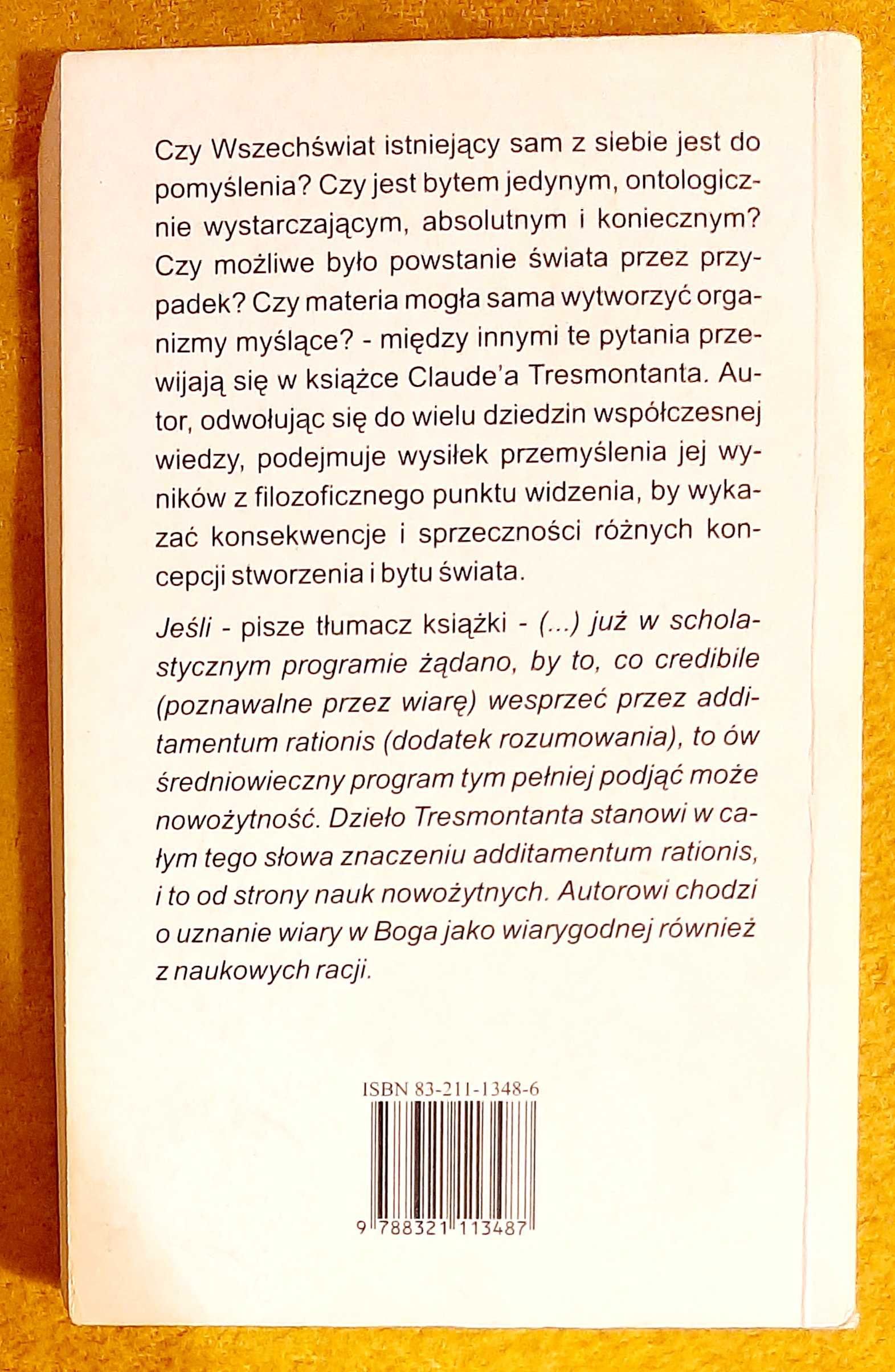 Claude Tresmontant, Problem istnienia Boga
