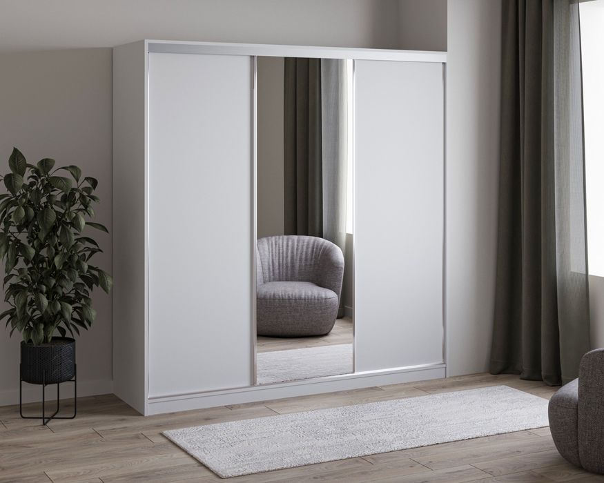 Duża szafa 3-drzwiowa 200 cm elegancka PROMOCJA