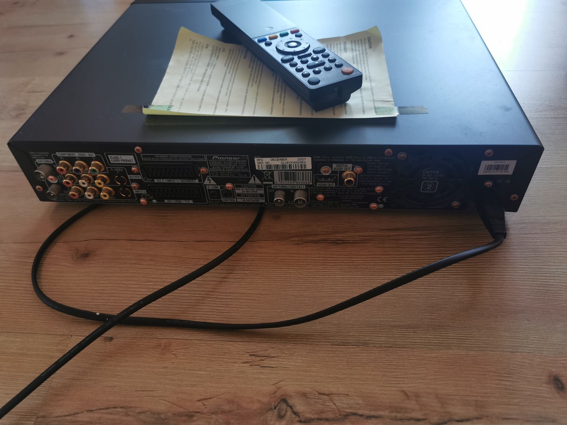 Nagrywarka DVD/HDD - Pioneer  dvr-LX70D - HDMI USB