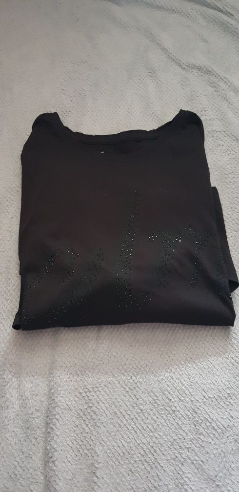 Czarna bluzka tunika Carry r. XL