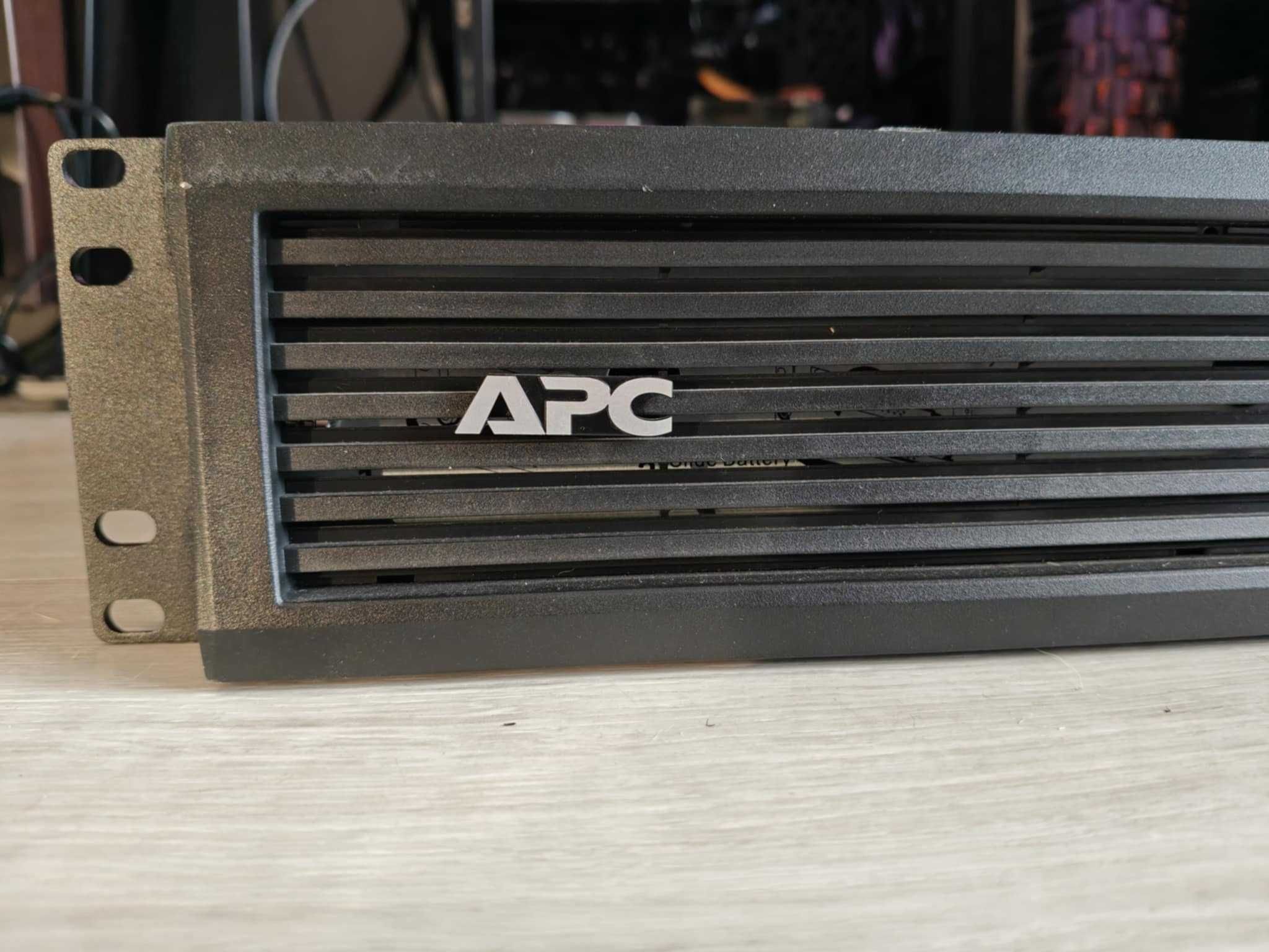 NOWE akumulatory! UPS APC SMT750RMI2U rack PEŁNY sinus 750VA