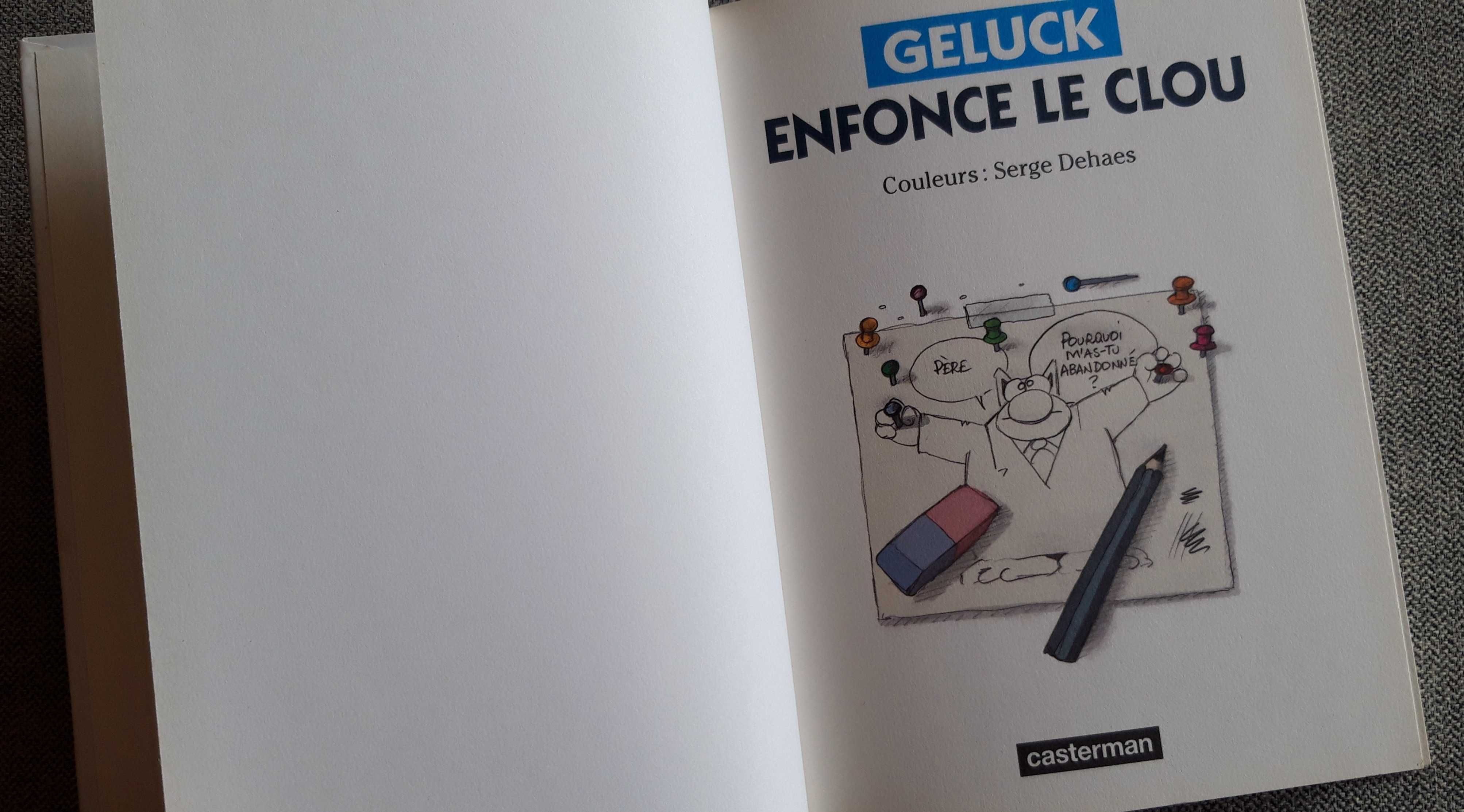 BD "Enfonce le clou" de Geluck