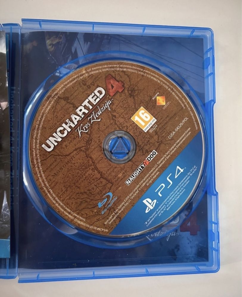 Gra Uncharted 4 Kres Złodzieja PS4