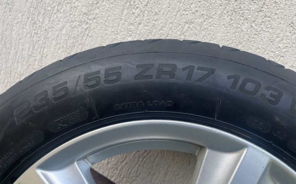 Alufelgi 17 opony letnie 235/55/ZR17