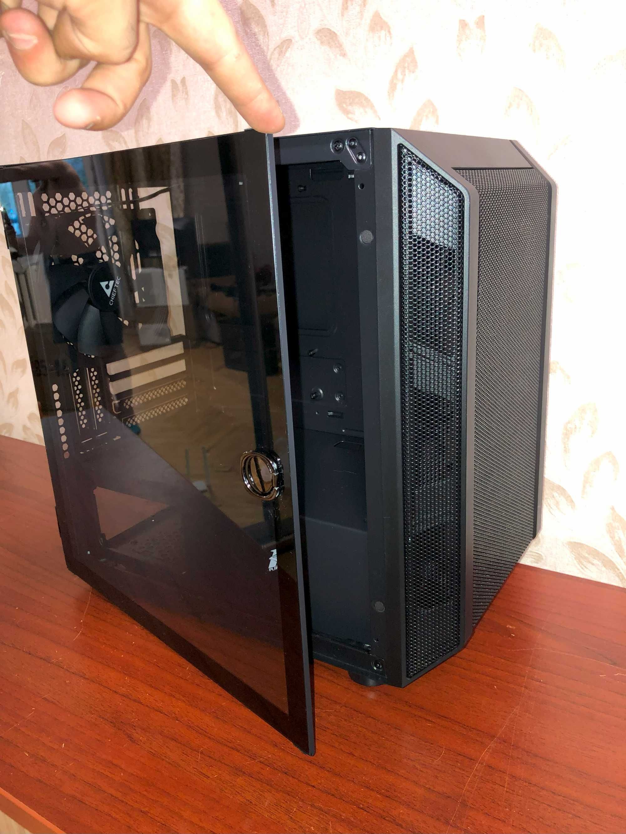 Корпус 1stPlayer D3-3F2-Plus Black + Вентилятори Chieftec ZF-1425PWM