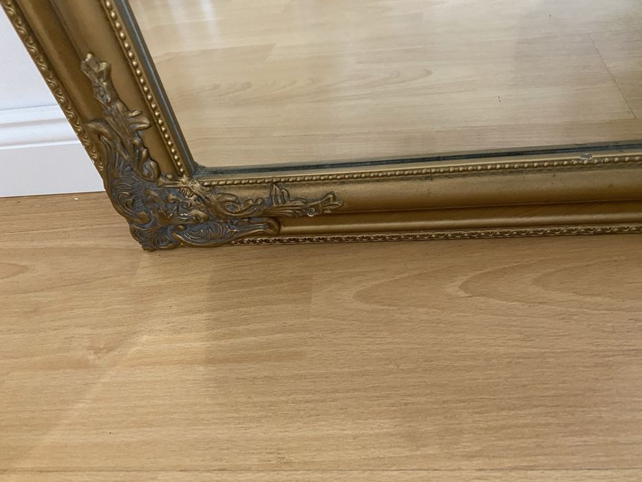 Listro Jysk Nordborg 72x162 cm zlota rama ozdobna dekoracyjna