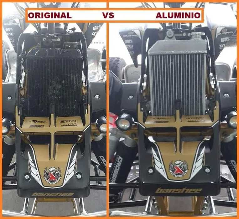 Radiador Alumínio YAMAHA ATV BANSHEE YFZ350 Desde 1987 até 2007