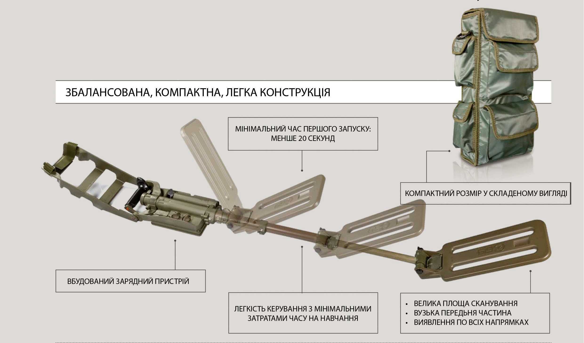 Міношукач (металодетектор) CEIA CMD (Італія)