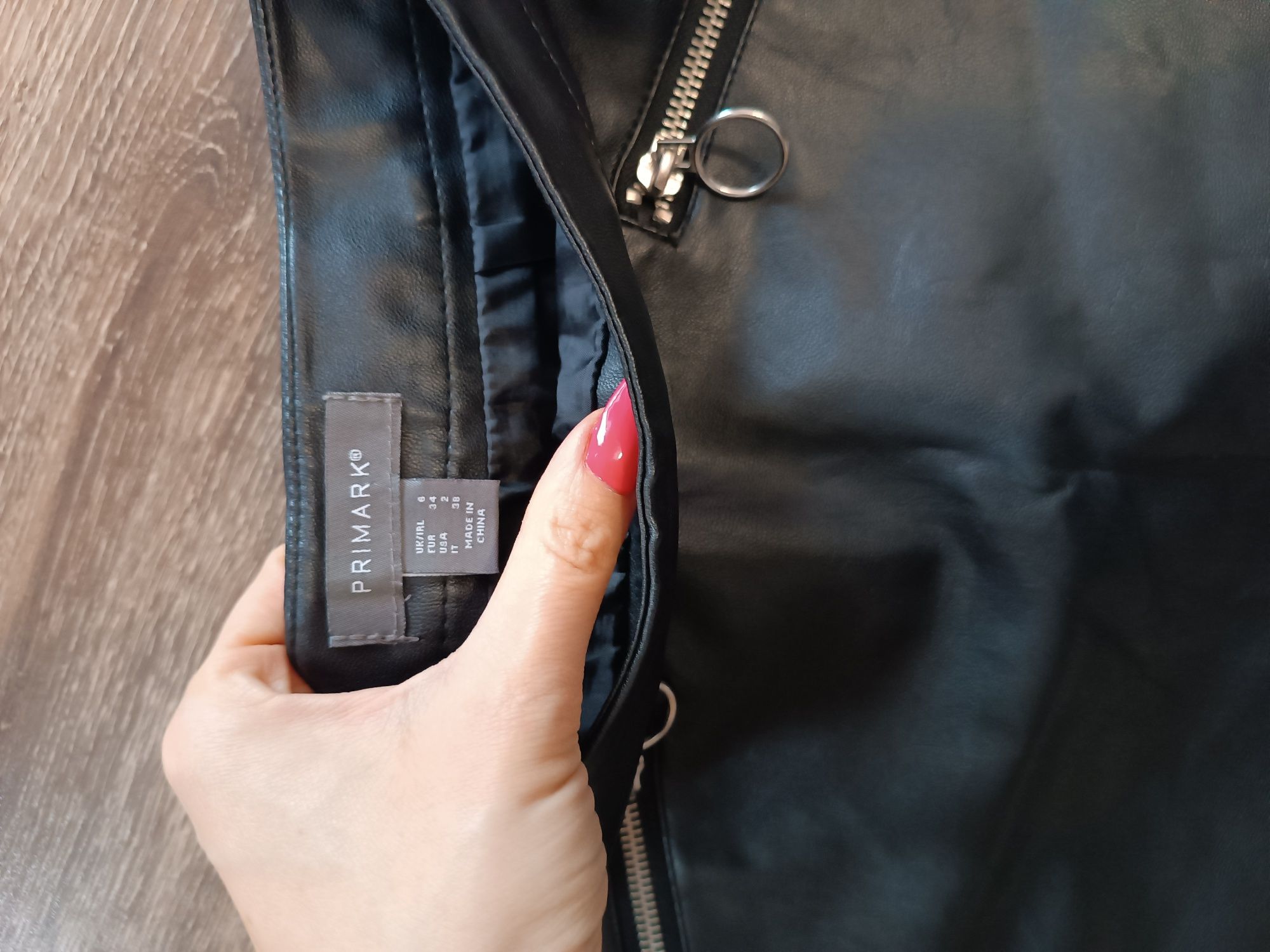 Damska spódnica eko skóra Primark XS