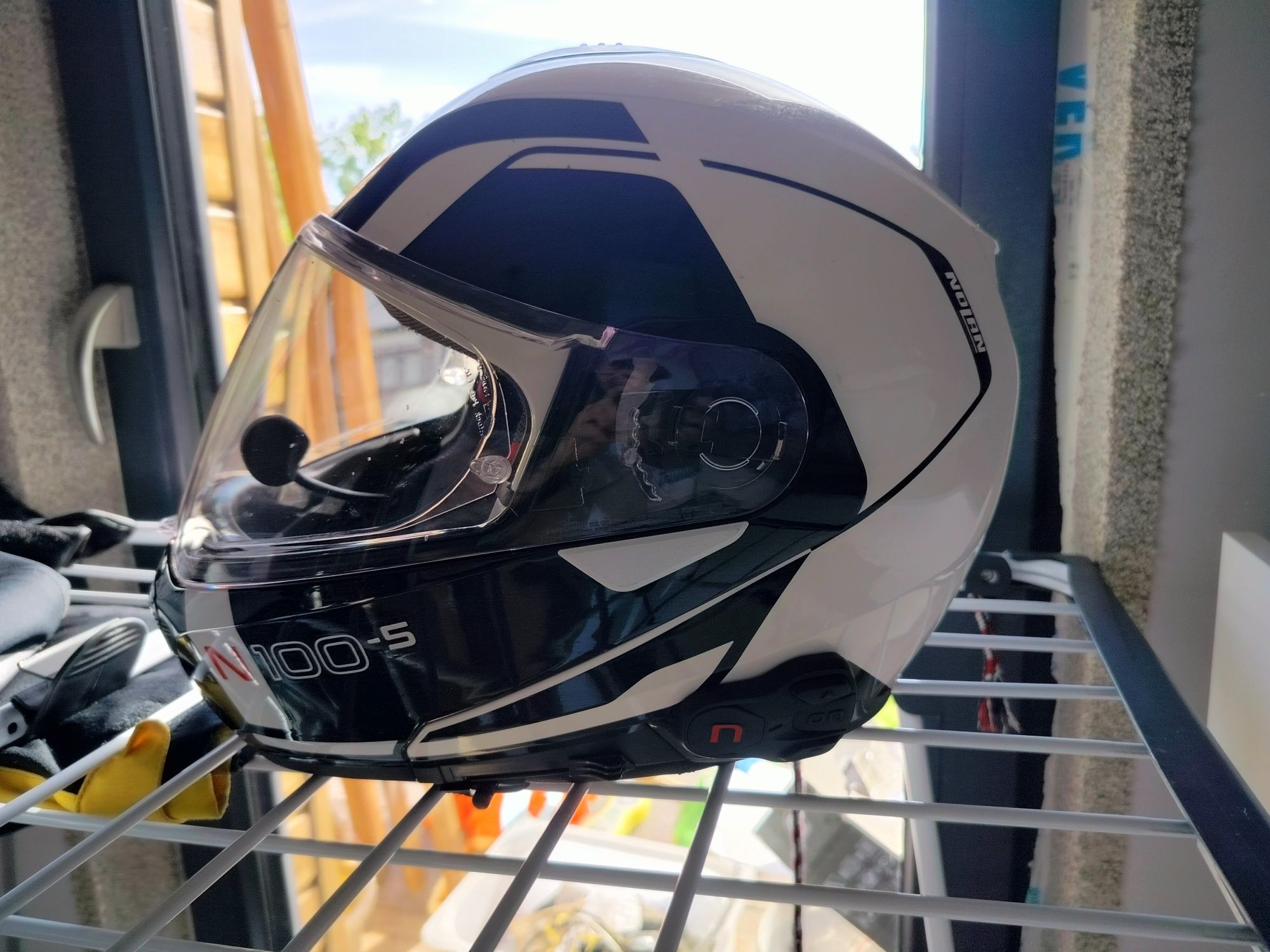 Kask szczekowy nolan n100-5 rozmiar xl z wbudowanym interkomem nolan