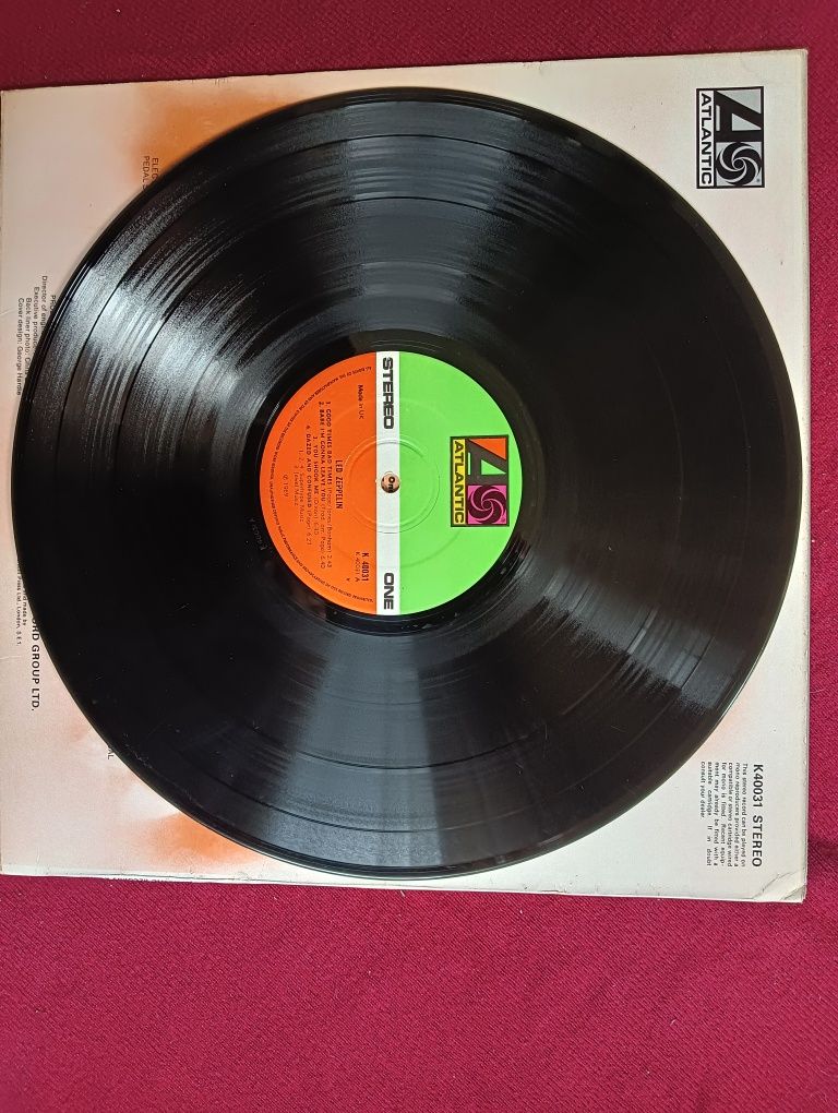 Płyta winylowa Led Zeppelin I Same LP Press UK Plant Page