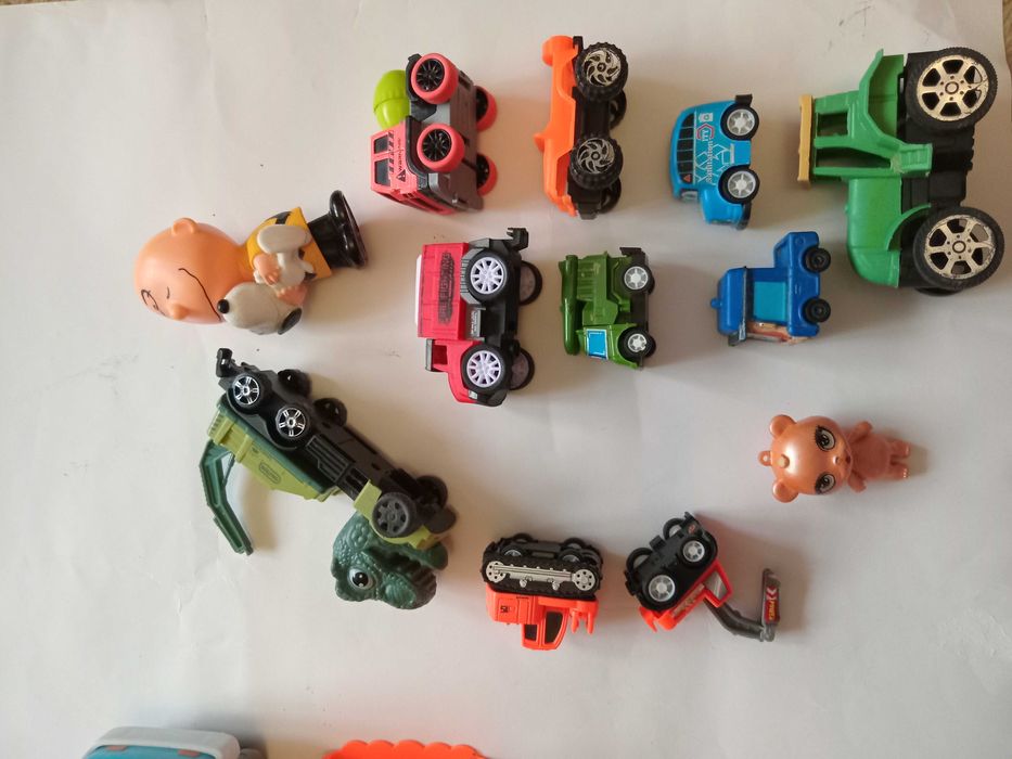 Пакет игрушек машинки для мальчика экскаватор джип Грузовичок Пик