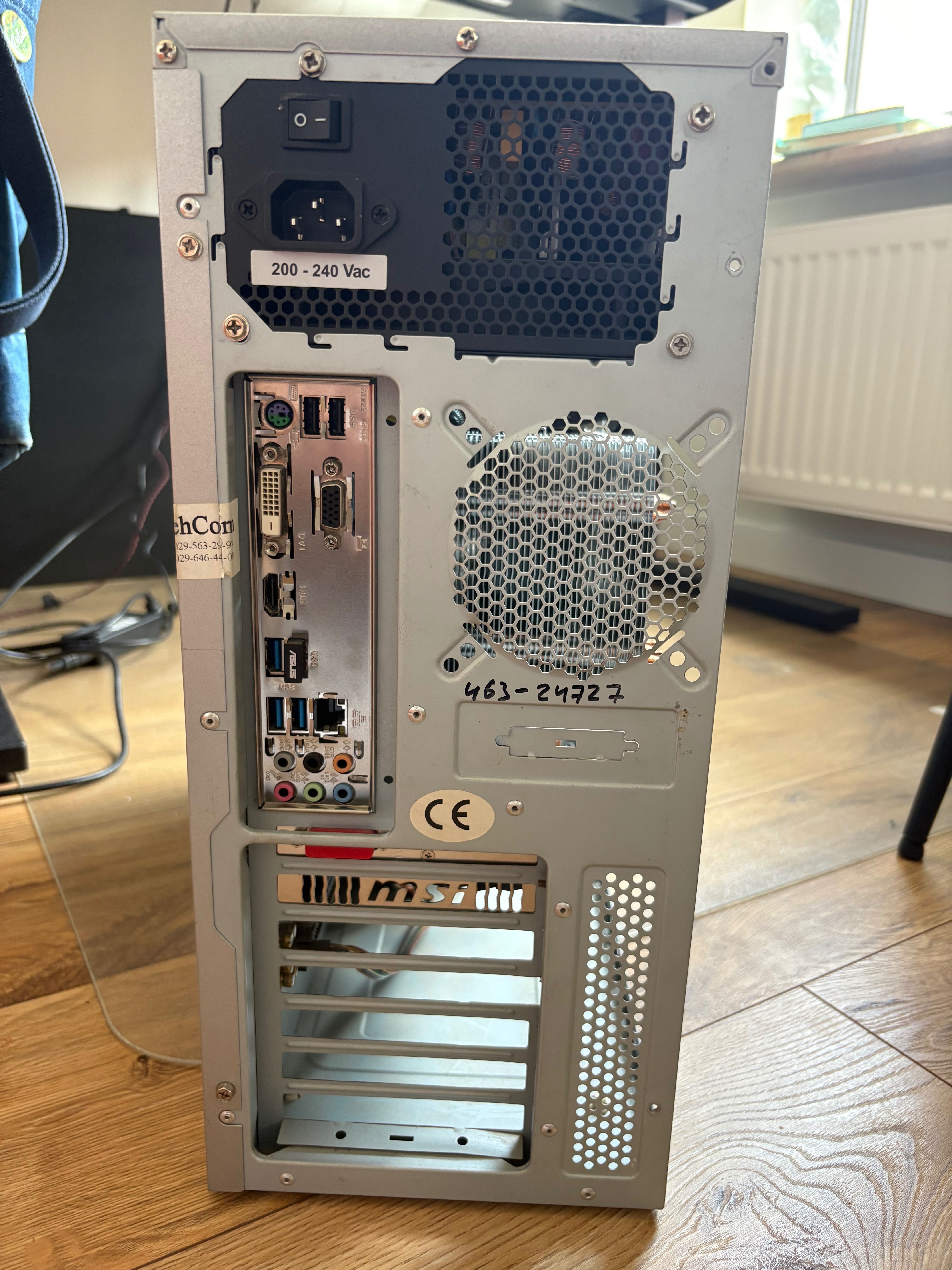 Komputer PC do gier + monitor, Nvidia GTX1060/ Intel Core i5-6500