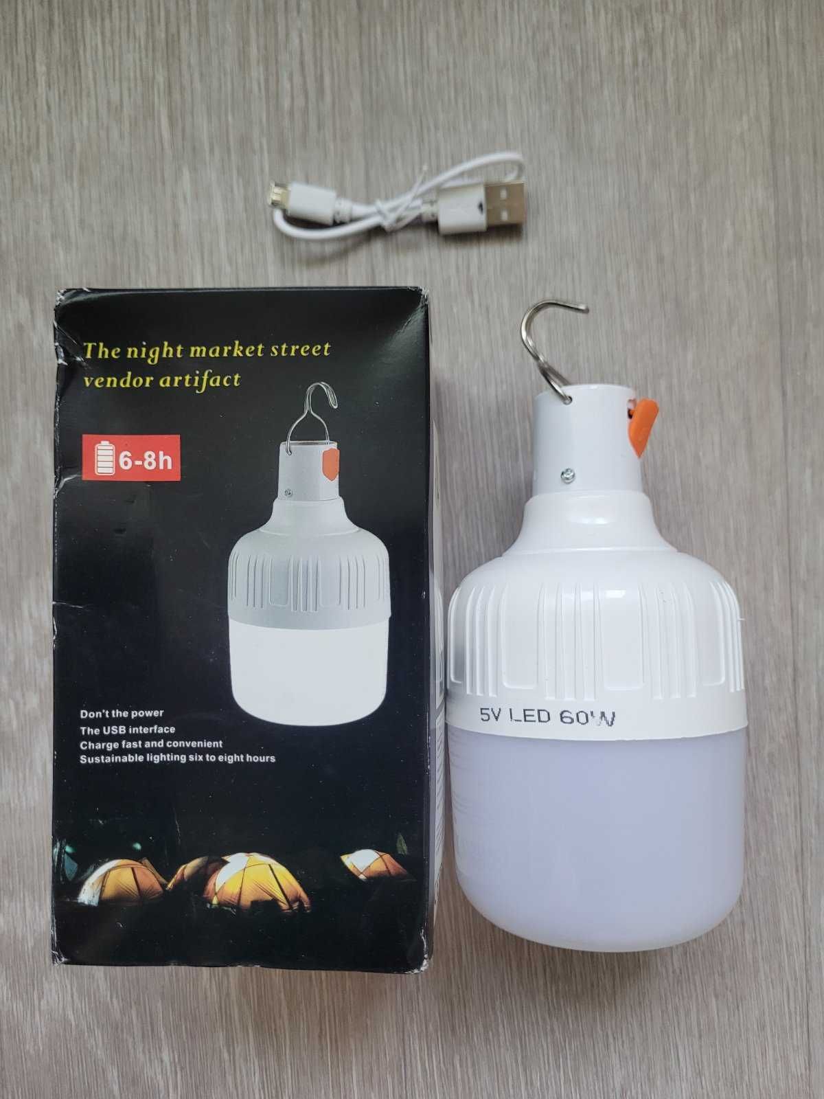 Светодиодная лампа, USB, кемпинговый светильник, уличная лампа
