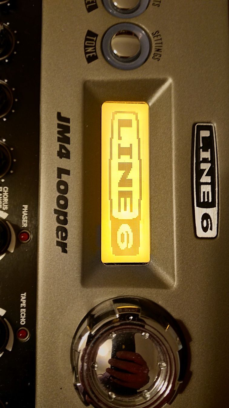 Line6 JM4 Looper para guitarra e voz