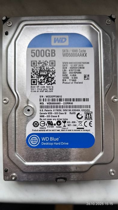 Dysk twardy WD5000AAKX 500GB
