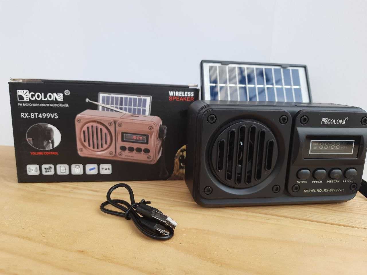 Радиоприемник с солнечной подзарядкой ,Bluetooth,usb