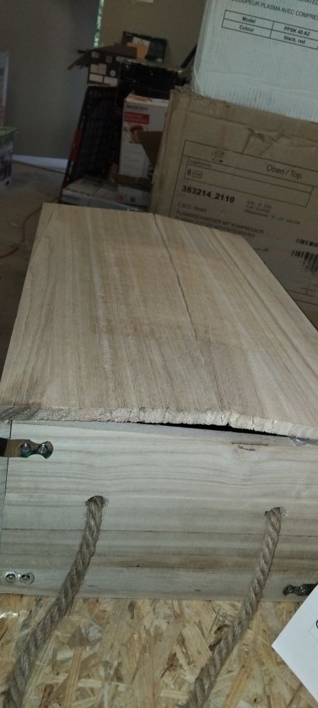 GARNKI ŻELIWNE w skrzyni zestaw NA GRILLA kociołek patelnia garnek 7sz