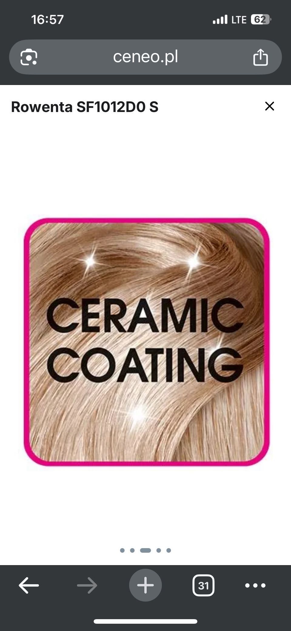 Prostownica Rowenta Liss Curl 230 stopni