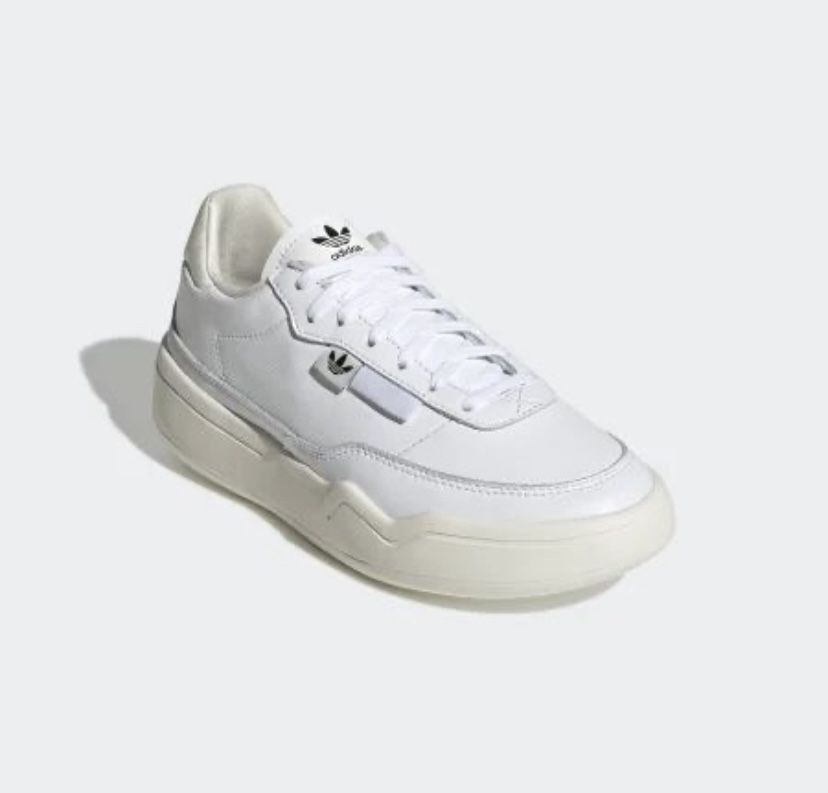 Шкіряні білі кросівки adidas Originals Her Court кеди кросовки