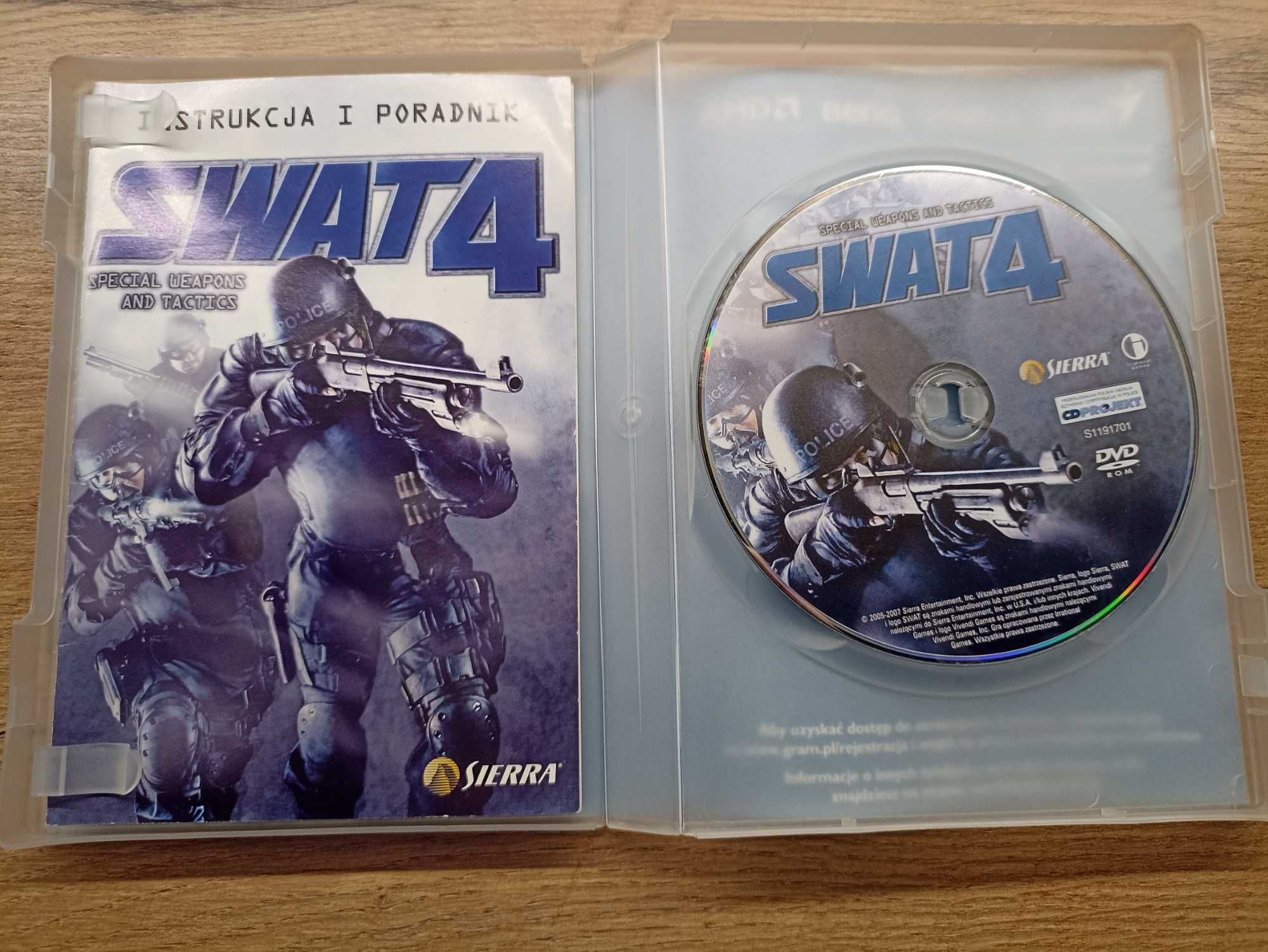 Gra  SWAT4  PC DVD-ROM  używana wersja pudełkowa