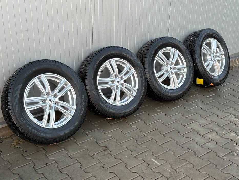 Koła Alufelgi 16 cali 5x114,3 z oponami zimowymi 215/65R16 toyota kia