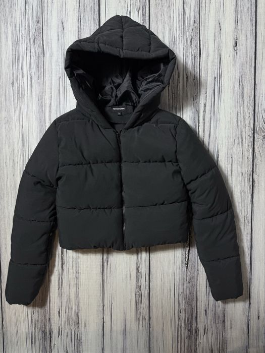 Pretty little things куртка оригинал чёрная укороченная s размер