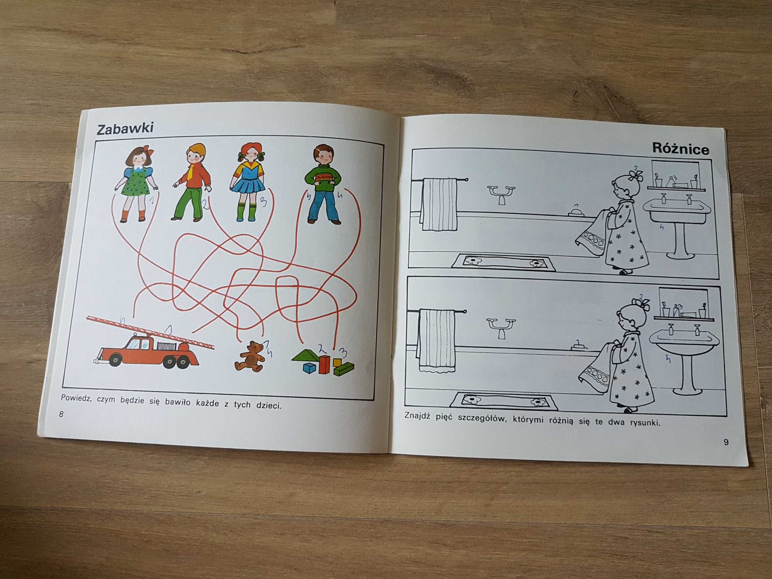 Dla dzieci Kolorowe zagadki nr 10 Krajowa Agencja Wydawnicza 1984 r.